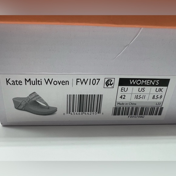 Aetrex Women Thong Kate Tan Sandals 10.5-11 Arch Support Heels NEW IN BOX - Picture 13 of 13